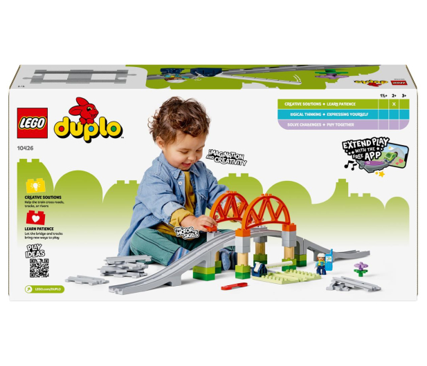 LEGO DUPLO 10426 Most i tory kolejowe – zestaw rozszerzający - 1284205 - zdjęcie 8